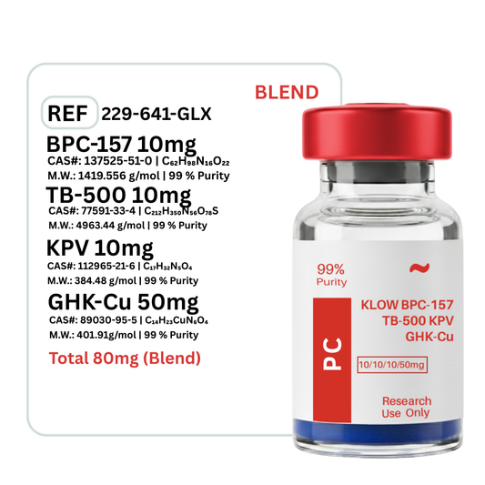 KLOW Blend - GHK-CU + TB-500 + BPC-157 + KPV 10mg